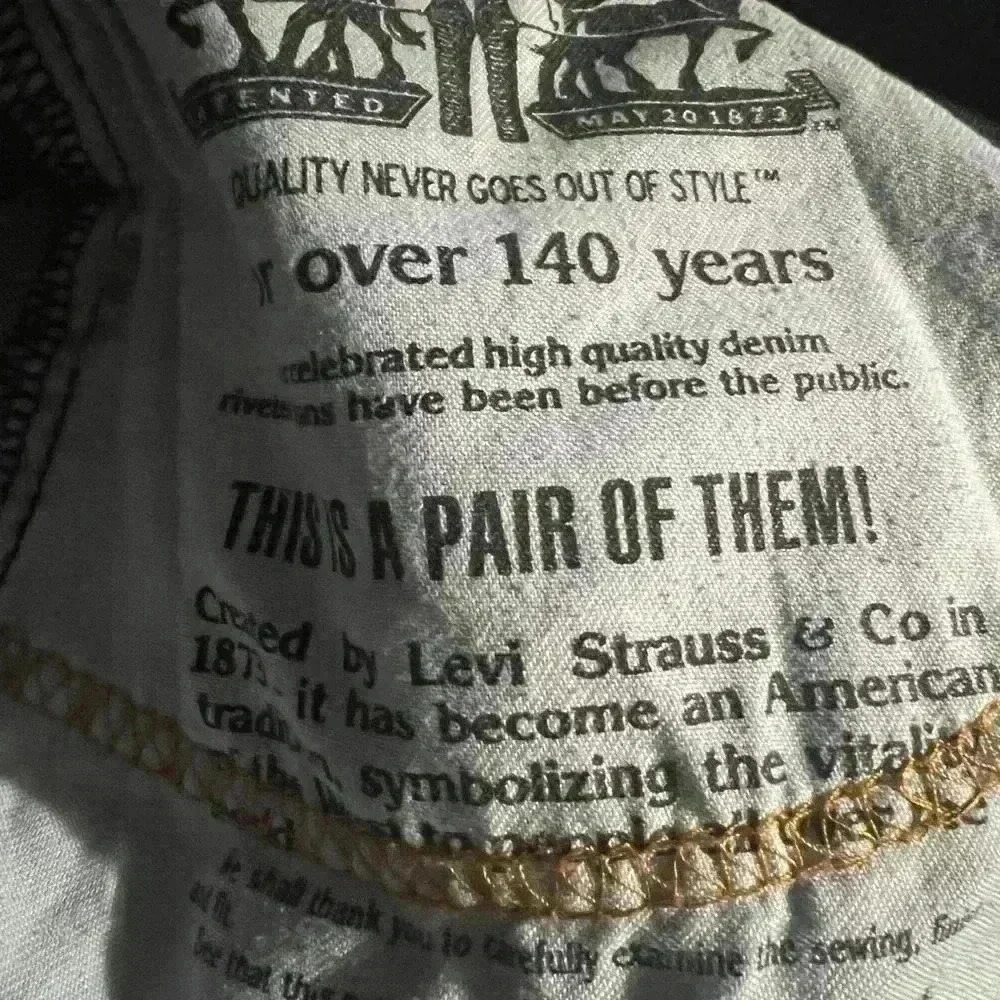 Levi’s 522, Red Tab Jeans.  Men’s W36 L32.  Pre Owned in Excellent Condition. - Picture 7 of 8
